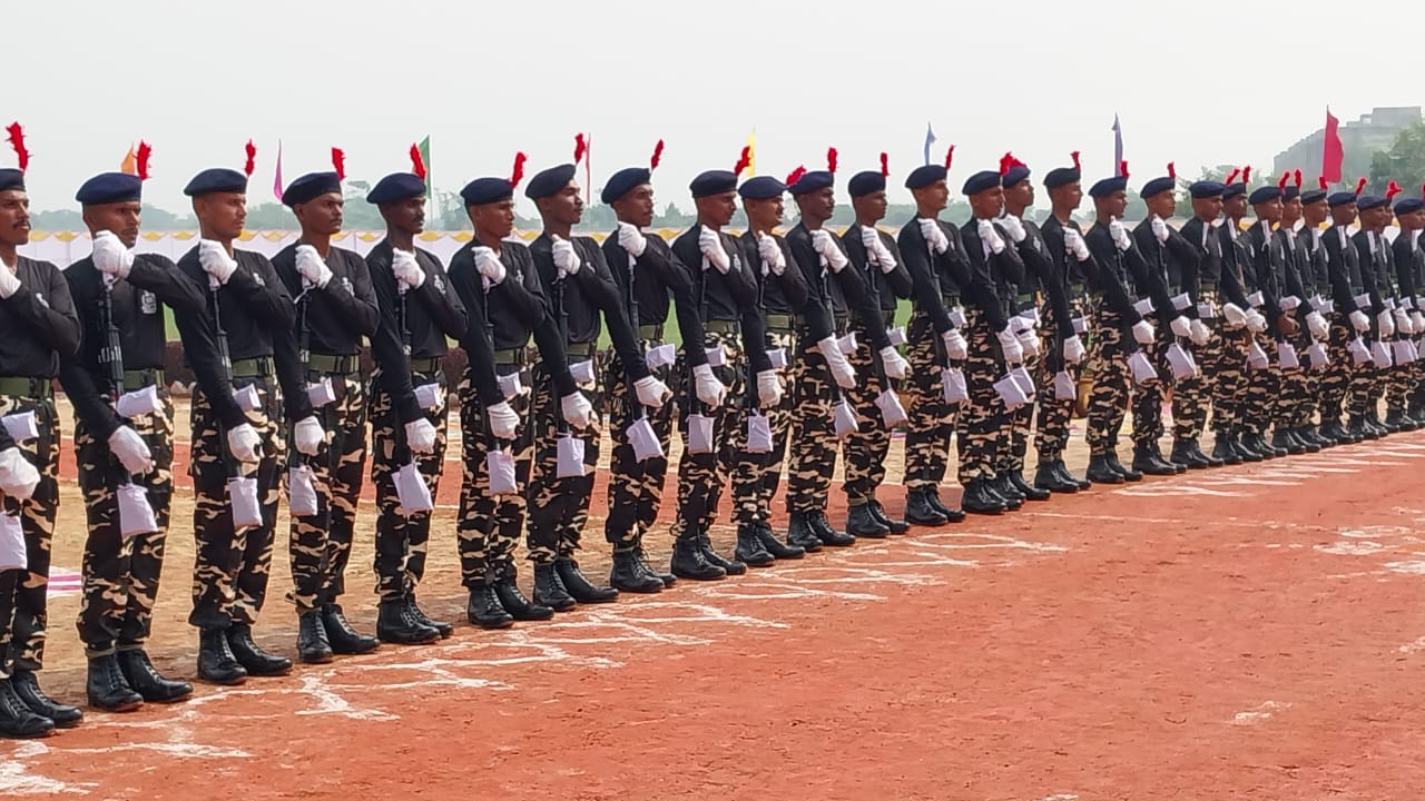 Passing out parade at Supaul