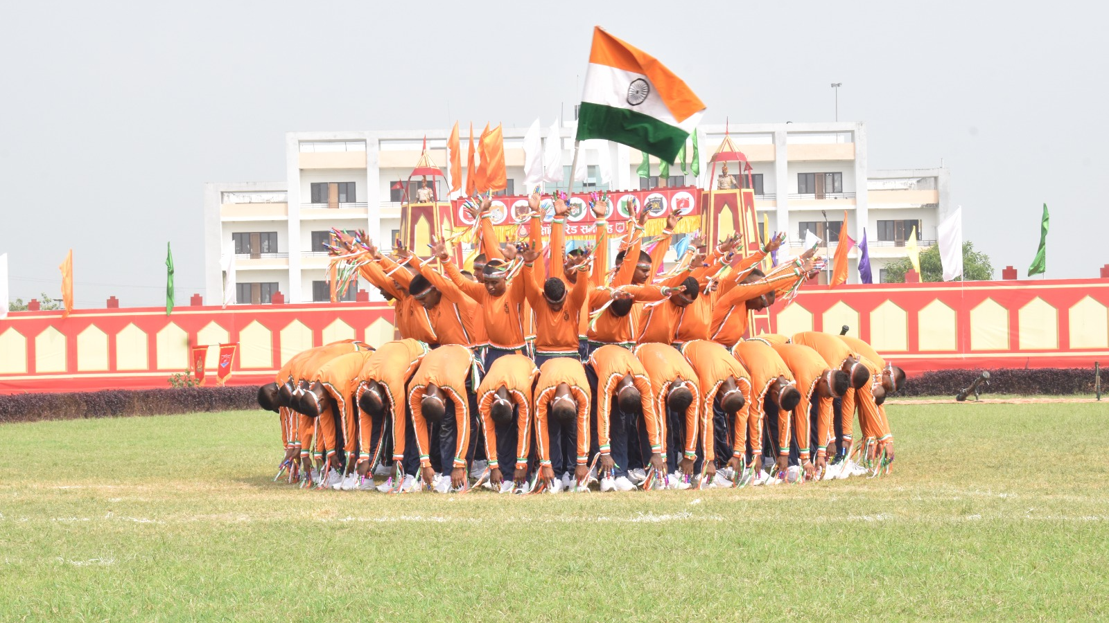 Passing out parade at Supaul