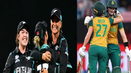 New Zealand and South Africa Women's Team