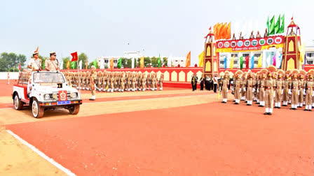 Passing out parade at Supaul