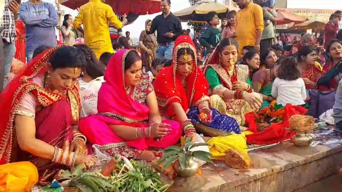 Chhath Puja Celebrated in Haridwar
