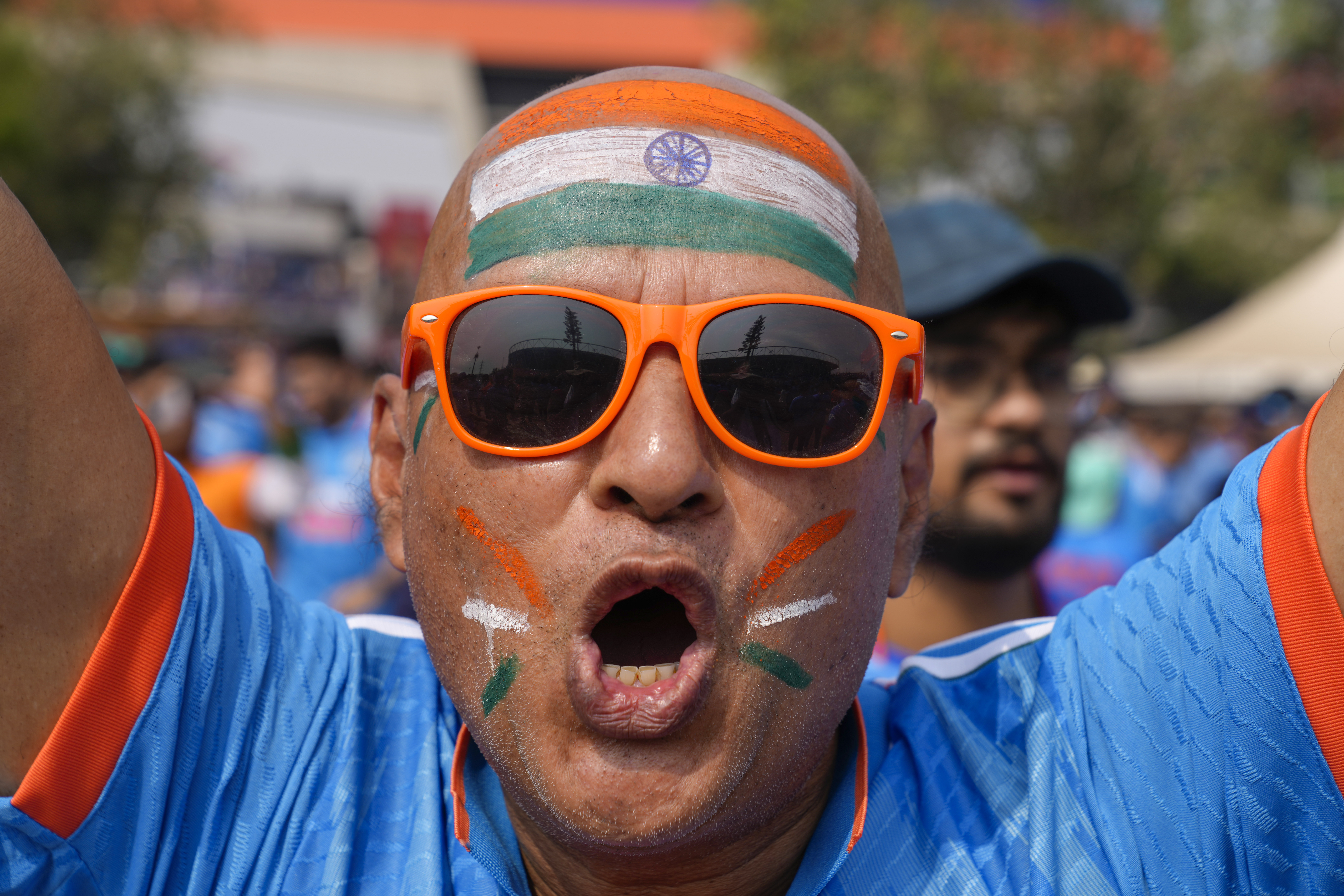 भारतीय टीम का अनोखा प्रशंसक अलग अंदाज में