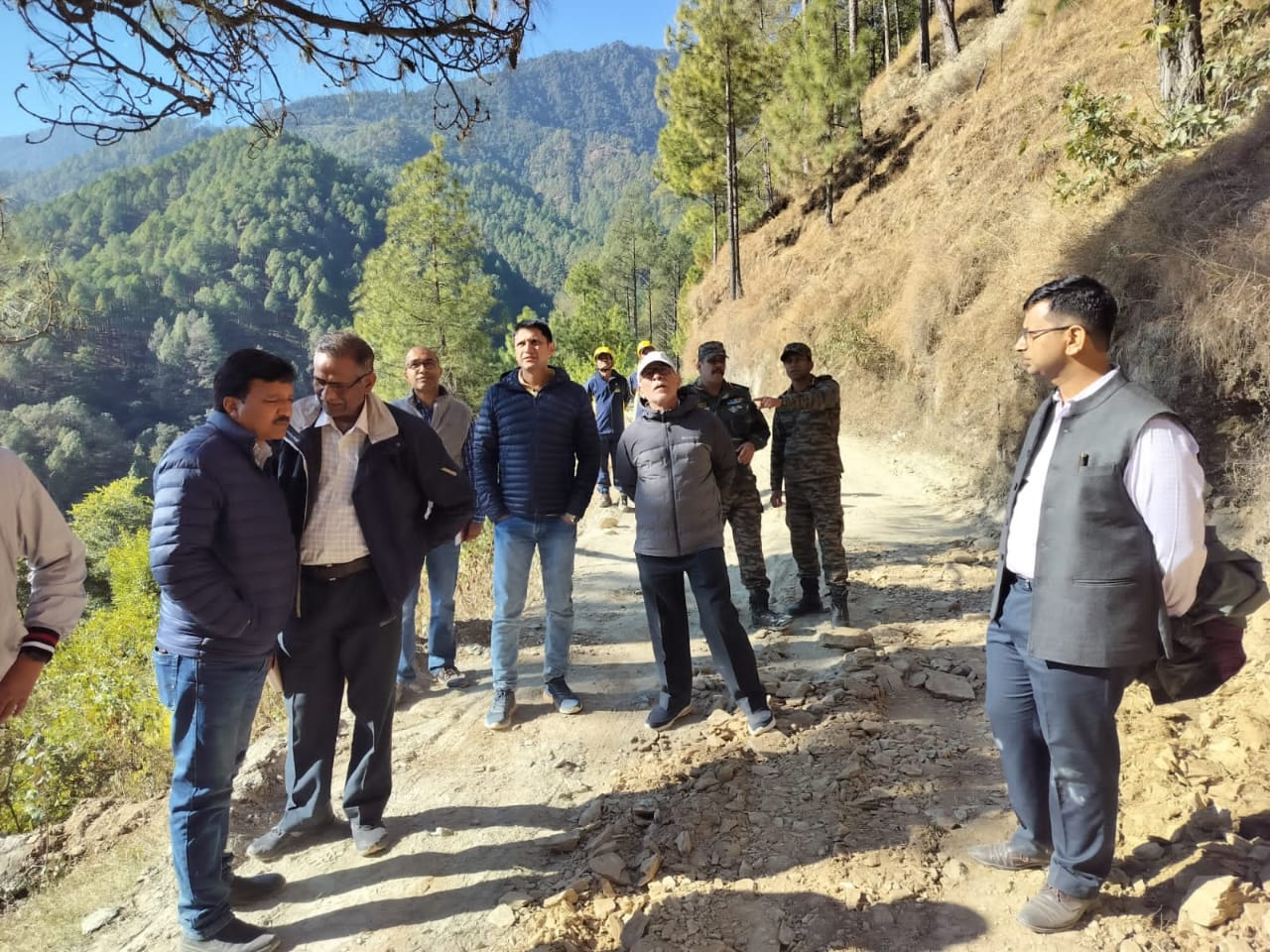 Union Minister Nitin Gadkari Visit Uttarkashi Tunnel Collapsed Site