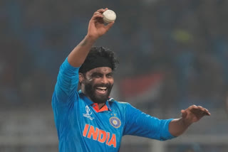 Ravindra Jadeja, the proverbial 'undertaker' of Indian cricket who takes boques and brikbats in equal sride, on a song