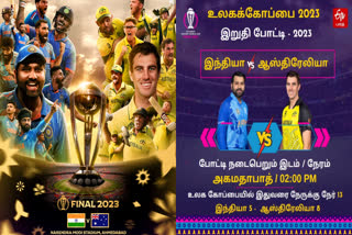 IND Vs AUS Cricket world cup final match live score update