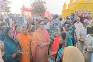 Minister Annapurna Devi inaugurated Chhath fair