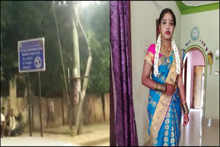 Mother baby died by electrocution in Bengaluru  incident took place at kadugodi bengaluru  mother soundarya monthold daughter died  they stepped on a electric wire on the footpath  got electrocuted and died on the spot  The wire was not visible due to the early morning  രക്ഷാപ്രവര്‍ത്തനത്തിനിടെ സന്തോഷത്തിനും പരിക്ക്  officials and staff are detained and interrogated  on her way to home with child at around 6 am  Santosh was admitted to a nearby hospital