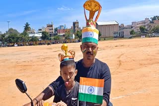 world-cup-2023-a-cricket-fan-wished-good-luck-to-the-indian-team