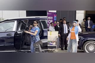 Cricket Fever: Deepika, Ranveer sport Indian jersey, head to Ahmedabad for WC final