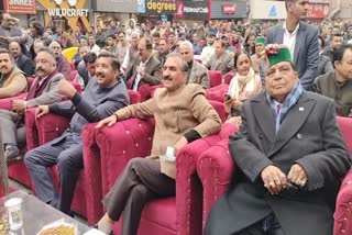 cm Sukhu visited Mall Road shimla