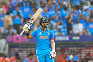 KL Rahul became the first number five India player to complete 400+ runs in a single edition of the World Cup surpassing India's current head coach Rahul Dravid's 355 at Narendra Modi stadium in Ahmedabad on Sunday.