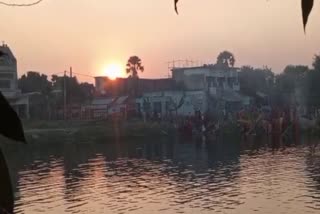 Chhath Puja in Sun Temple of Godda