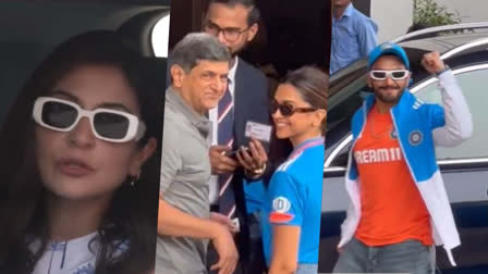 World Cup final 2023 India vs Australia: Anushka, Ranveer-Deepika, Venkatesh and Ayushmann in Ahmedabad to cheer for Men in Blue