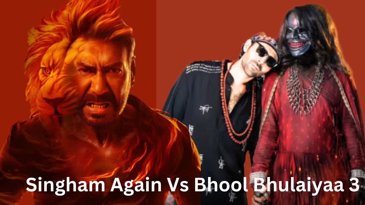 Singham Again Vs Bhool Bhulaiyaa 3