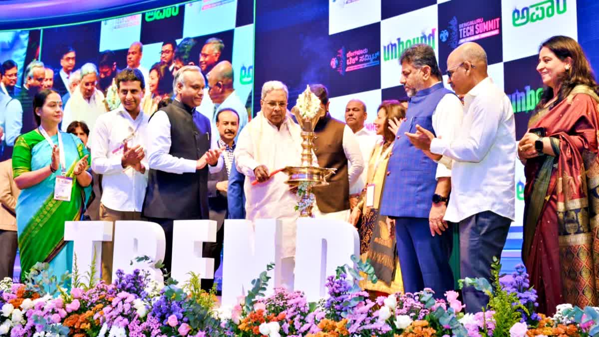 CM SIDDARAMAIAH LAUNCHES BTS  BANGALORE TECH SUMMIT  BTS 2024