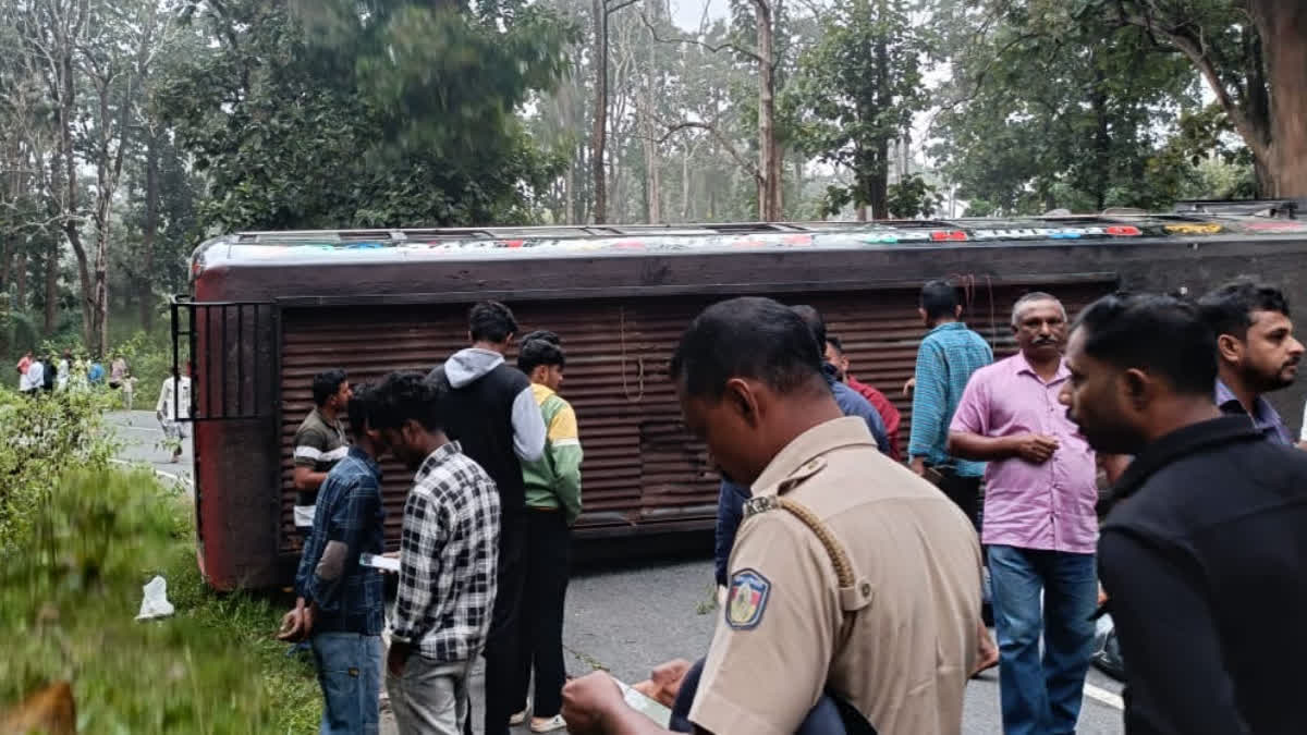 Bus Carrying Sabarimala Pilgrims Overturns In Kerala's Wayanad, Several Injured