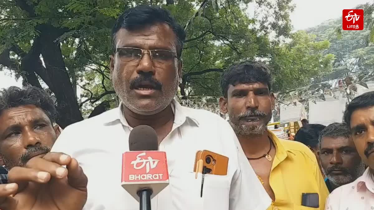 போராட்டக்குழுவைச் சேர்ந்த பாண்டியன்