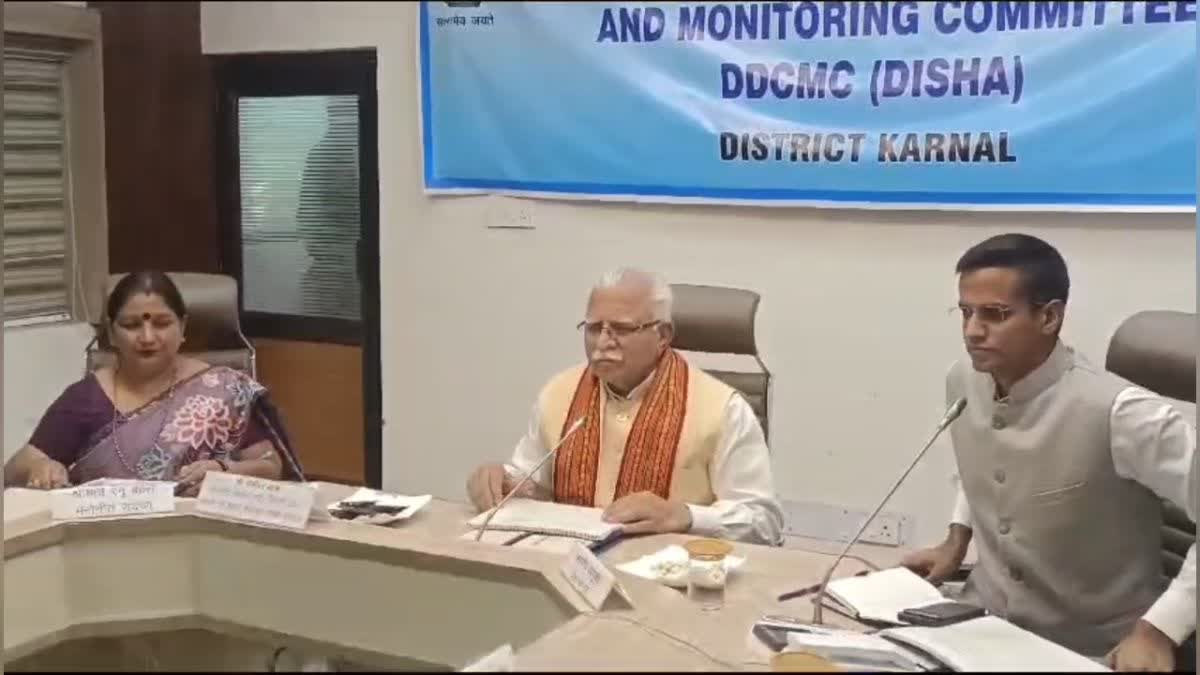 MANOHAR LAL KHATTAR IN KARNAL