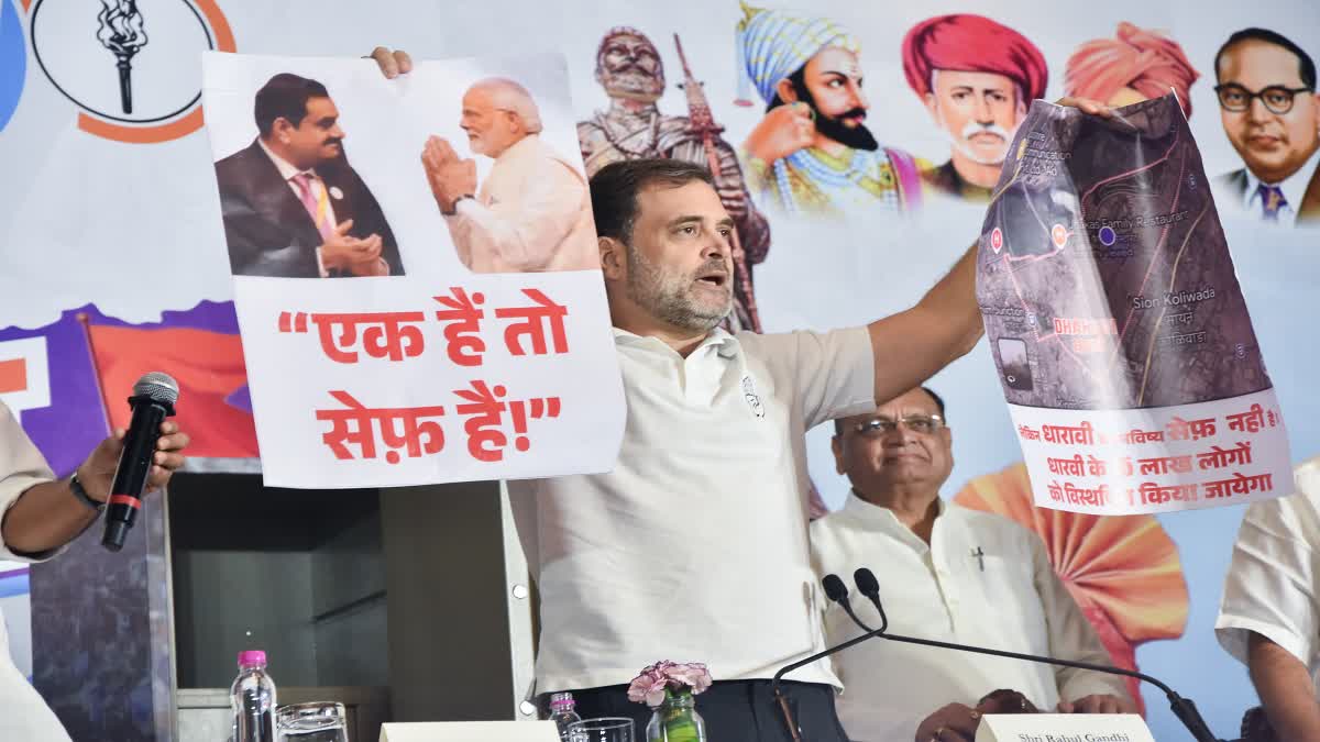 RAHUL GANDHI TARGETS BJP