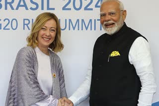 PM Modi meets Italian PM Meloni