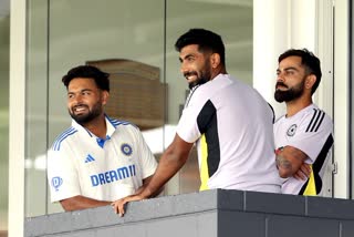 Rishabh Pant, Jasprit Bumrah and Virat Kohli