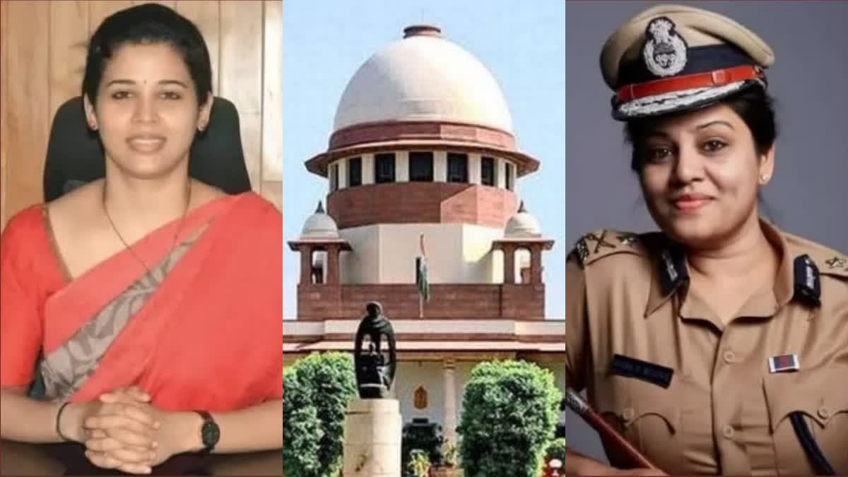 SC stays defamation case  IAS Rohini Sindhuri  IPS D Roopa  Supreme Court  interim stay on criminal defamation  ರೂಪಾ ವಿರುದ್ಧ ರೋಹಿಣಿ ಸಿಂಧೂರಿ  ಮಾನನಷ್ಟ ಮೊಕದ್ದಮೆ  ಸುಪ್ರೀಂ ಕೋರ್ಟ್​ ತಡೆ  IPS ಅಧಿಕಾರಿ ಡಿ ರೂಪಾ  IAS ಅಧಿಕಾರಿ ರೋಹಿಣಿ  ಕ್ರಿಮಿನಲ್ ಮಾನನಷ್ಟ ಮೊಕದ್ದಮೆ