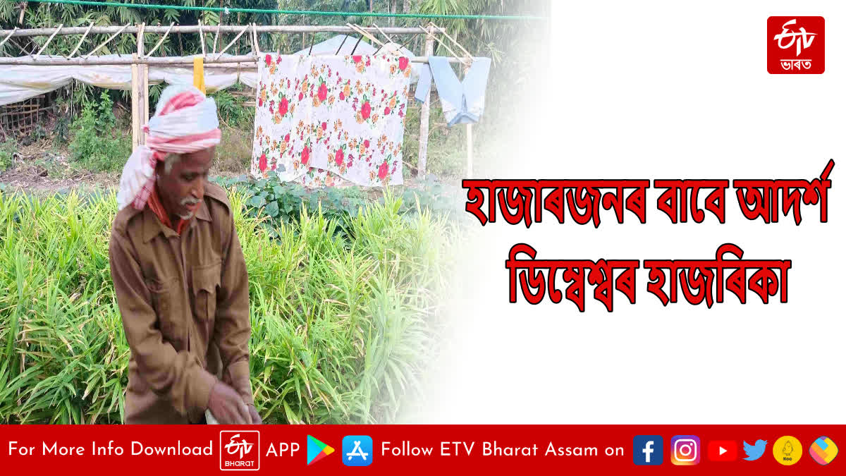 Man Self-reliant through agriculture in Dhemaji