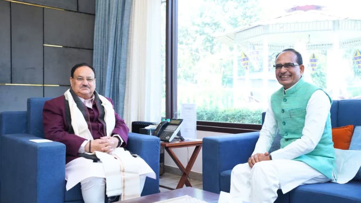 Shivraj Meet JP Nadda In Delhi