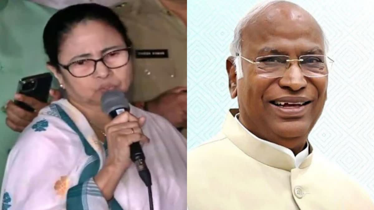 Mamata Banerjee Mallilkarjun Kharge