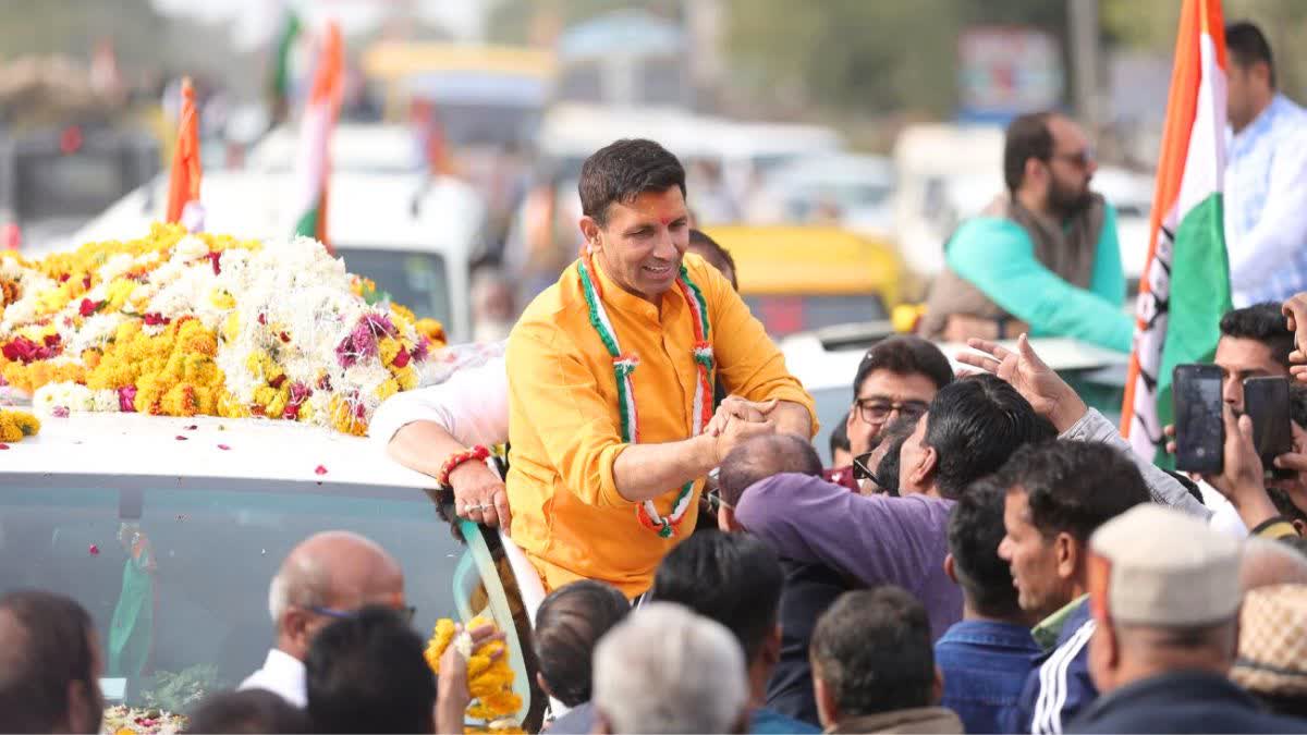 Jitu Patwari Road show in MP