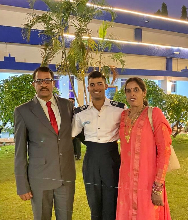 Santosh Kumar become Flying Officer in Indian Air Force