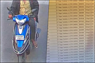 Bengaluru Police slaps two wheeler with Rs 3.22 lakh fine for 643 traffic violations