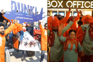 SRK's Chandigarh fans with Dhol