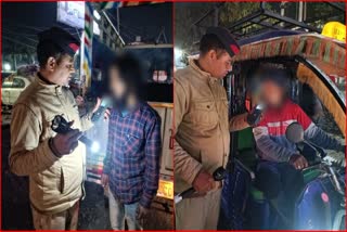 Investigation of drunk drivers in Haldwani