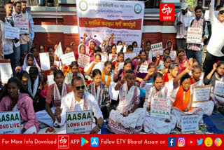 AASAA protest for increased of wages