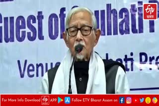 Hiren Gohain on Assam Govt and ASSU