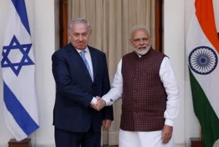 Israel Hamas war  Israel Prime Minister Benjamin Netanyahu  Prime Minister Narendra Modi  Narendra Modi talked with Benjamin Netanyahu  ഇസ്രായേൽ ഹമാസ് സംഘർഷം  ബെഞ്ചമിൻ നെതന്യാഹുവുമായി മോദി ചർച്ച നടത്തി