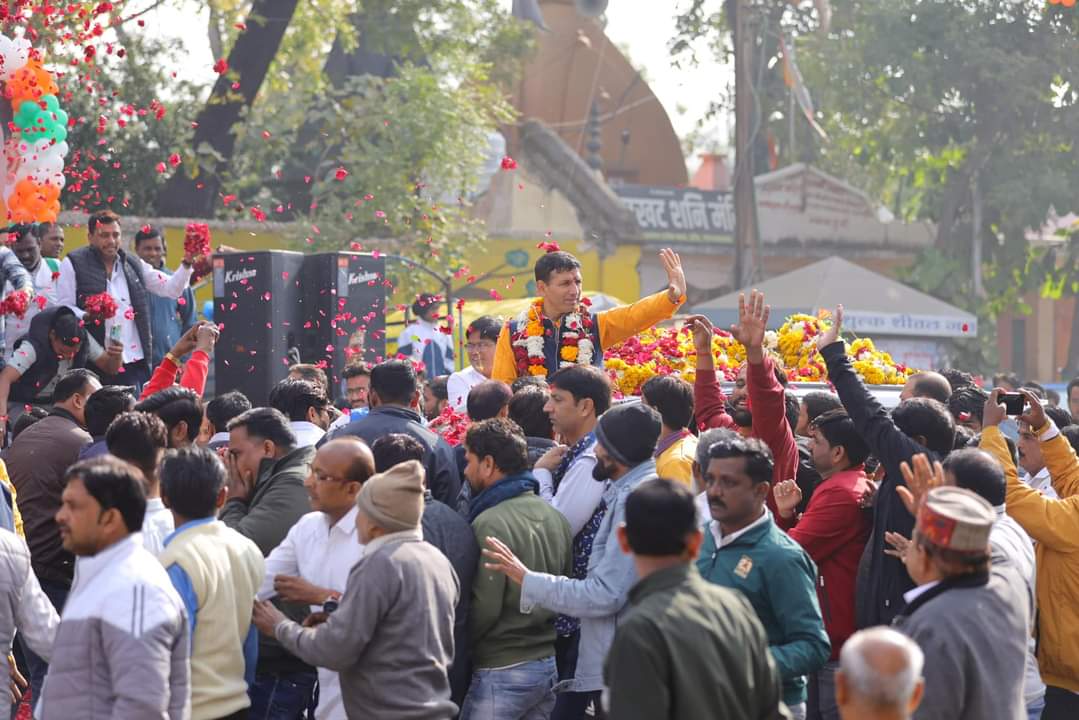 Jitu Patwari Road show in MP