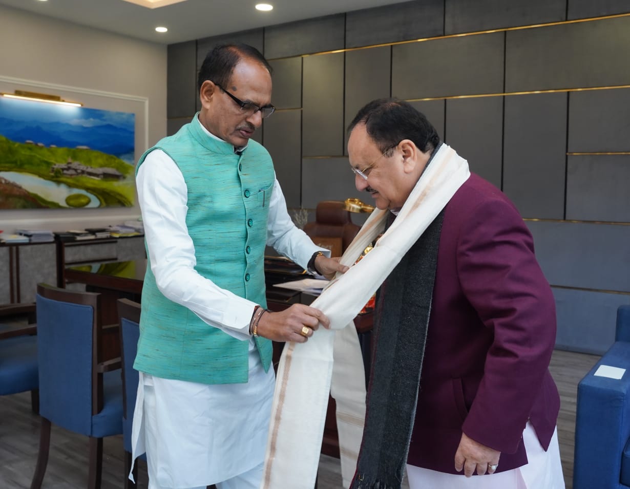 Shivraj meet JP Nadda in Delhi