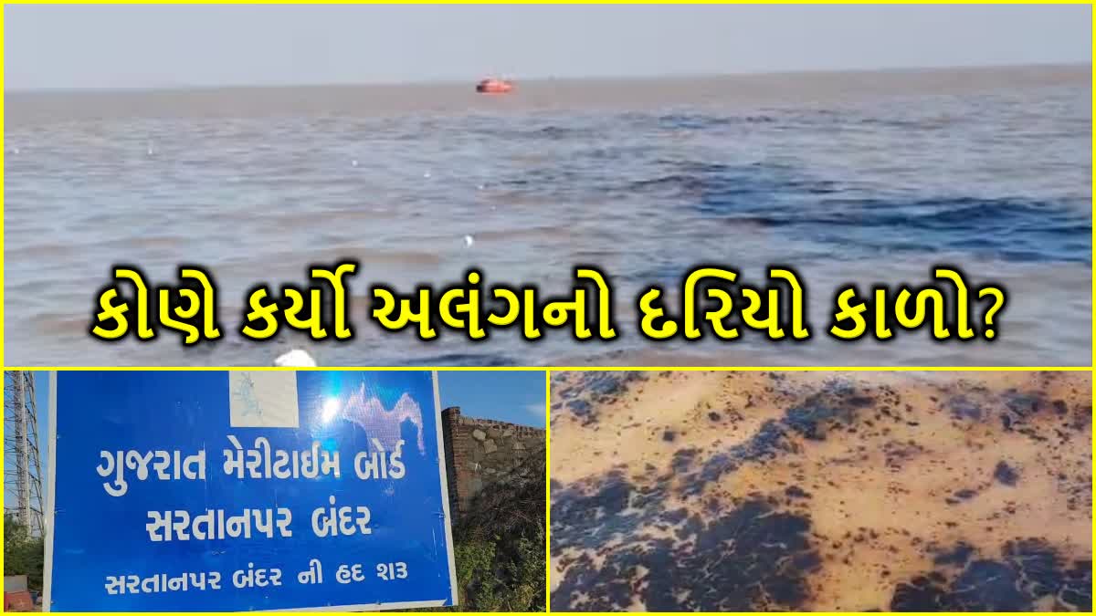 અલંગનો દરિયો કેવી રીતે થયો કાળા ઓઈલથી દૂષિત? આ પ્લોટ પર શંકાની સોય