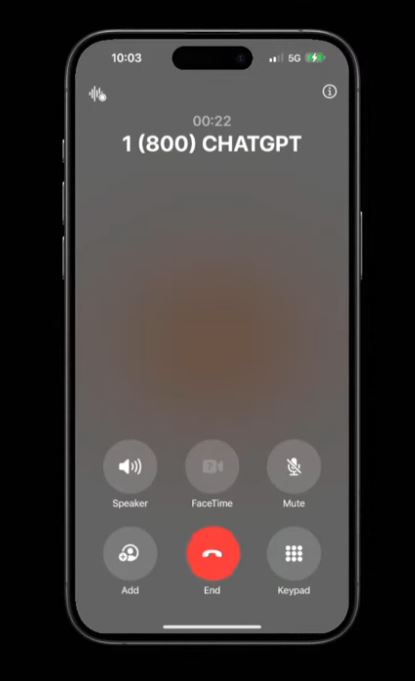 ChatGPT access in landline phones