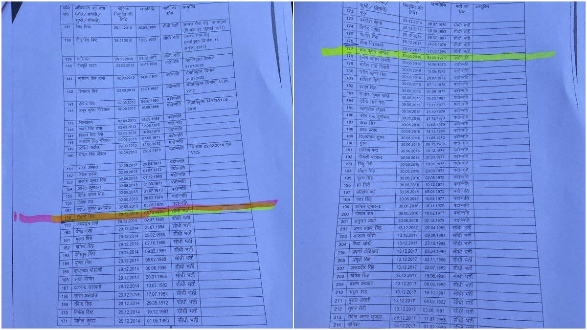 PCS OFFICER SENIORITY DISPUTE