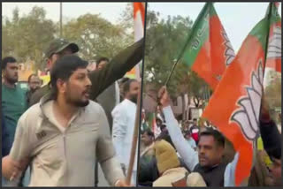 BJP and Congress workers clash