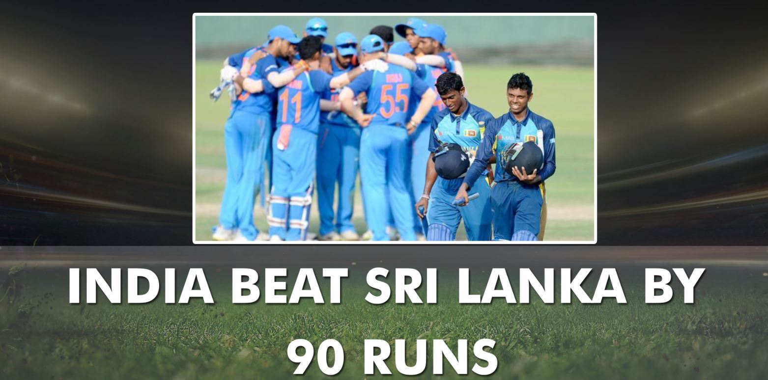 India started the campaign with comfortable 90 runs against Sri Lanka.