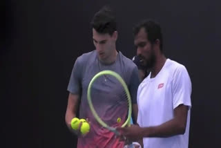 India's Sriram Balaji and his Romanian partner Victor Vlad Cornea duo lost to Marcelo Arevalo of El Salvador and Mate Pavic of Croatia in two straight sets in the secound round of the men's doubles match of the Australian Open at Roved Laver Arena on Friday.