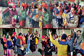 Ram Devotees Prabhat Pheri in Solan