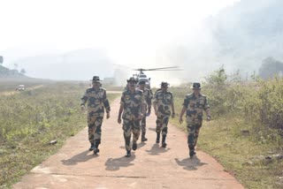 BSF IG visit malkangiri