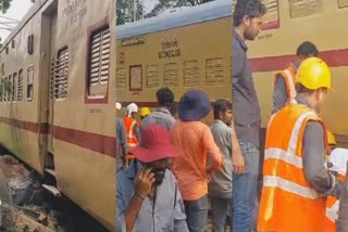 Train  train accident  ട്രെയിൻ പാളം തെറ്റി  കണ്ണൂർ