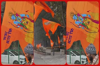 सड़कों से लेकर घरों तक लहरा रहा प्रभु श्री राम का ध्वज