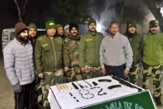 Weapons recovered near Pakistan border in Punjab